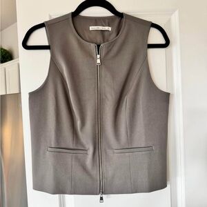 Abercrombie and fitch women’s gray vest